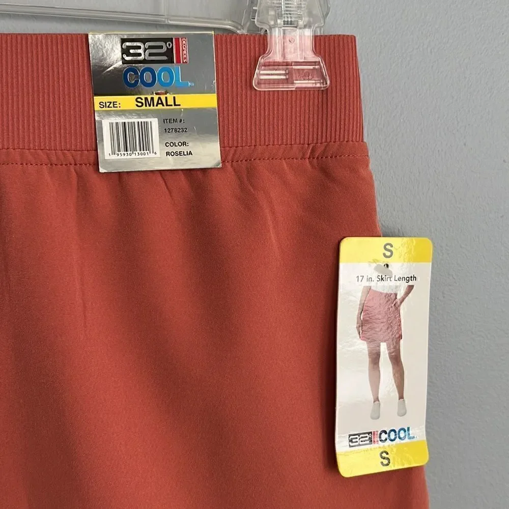 Women’s performance athletic 32° cool size small new skirt Tennis athletic